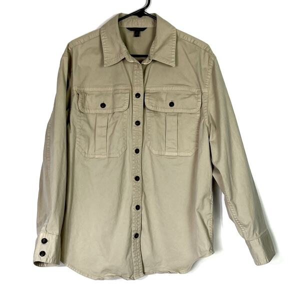 Banana Republic Utility Shirt Chore Jacket Size Small EUC - Picture 1 of 7